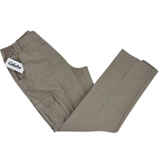 NEW Cabelas Men's Trailhiker II‎ Pants 40x36 Khaki Tan Cargo Outdoor Hiking NWT - Picture 5 of 14